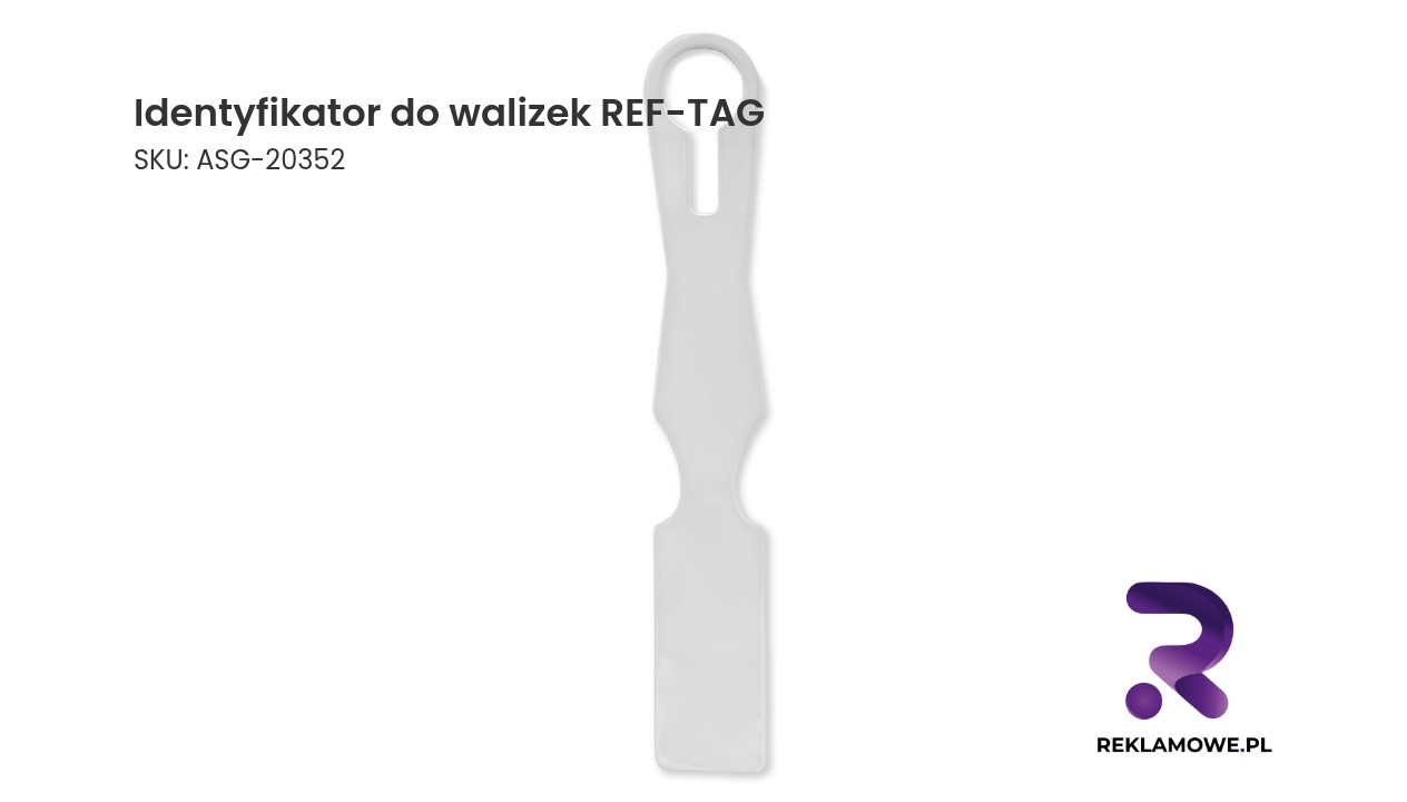 Identyfikator do walizek REF-TAG Identyfikator do walizek REF-TAG - praktyczna zawieszka do oznaczenia bagażu