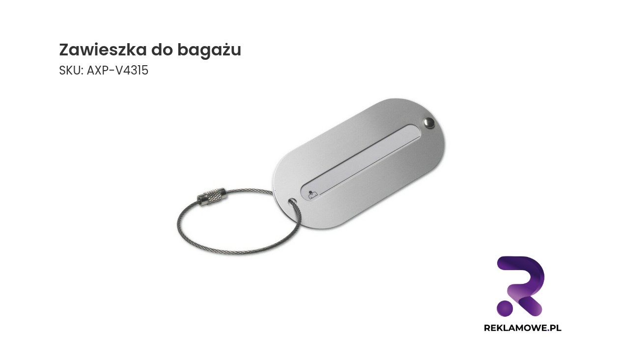 Zawieszka do bagażu - identyfikator do walizki