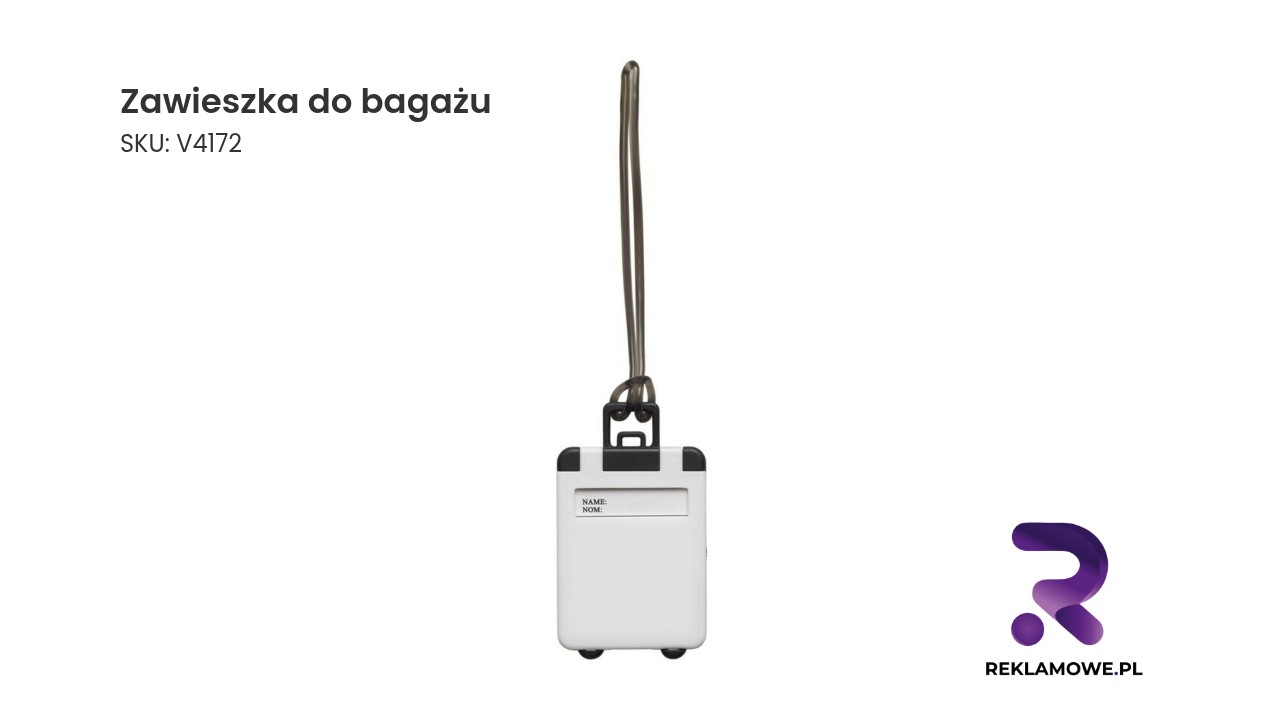 Zawieszka do bagażu dla lepszego rozpoznawania walizek