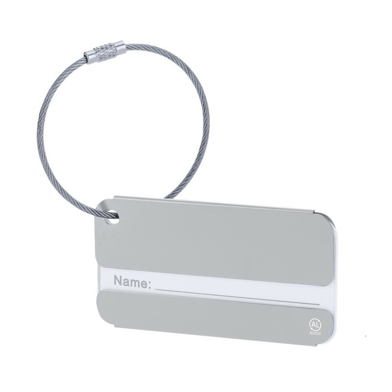 Zawieszka do bagażu z aluminium z recyklingu VA668-03_AAA01