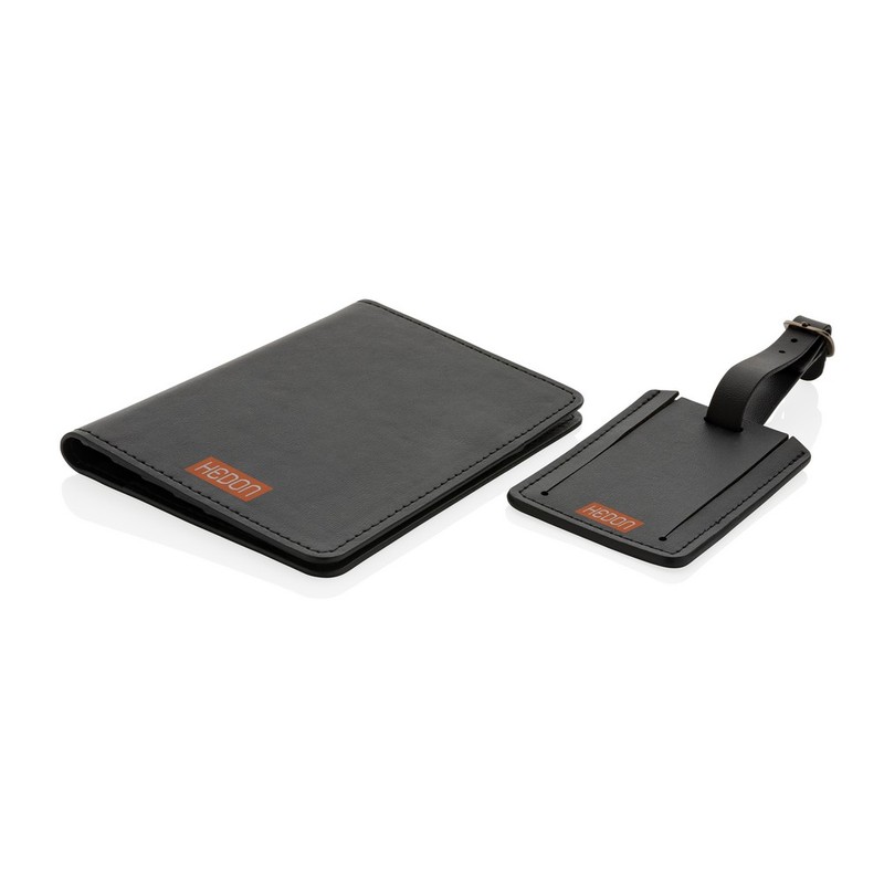 Zawieszka reklamowa zestaw podróżny swiss peak, pu z recyklingu P820.731__D_100 Zestaw podróżny Swiss Peak, PU z recyklingu P820.731__D_100