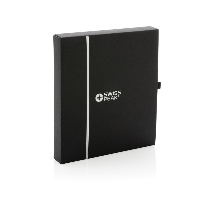 Zawieszka reklamowa zestaw podróżny swiss peak, pu z recyklingu P820.731__P_501 Zestaw podróżny Swiss Peak, PU z recyklingu P820.731__P_501